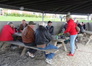 Frokostpause ved Faxe Kalkbrud