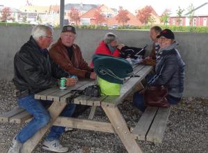 Frokostpause ved Faxe Kalkbrud