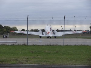 DC3eren var tilbage på sin plads i Roskilde Lufthavn